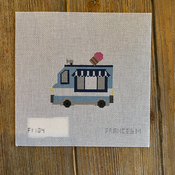 Francis Mary Needlepoint - Ice Cream Truck