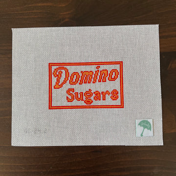 G Banks Needlepoint - Domino Sugar Sign