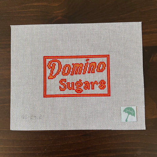 G Banks Needlepoint - Domino Sugar Sign