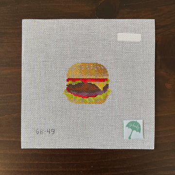 G Banks Needlepoint - Burger