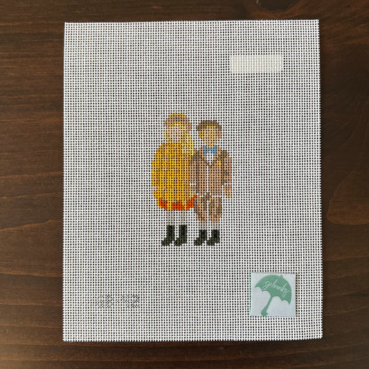 G Banks Needlepoint - Jane and Michael Banks
