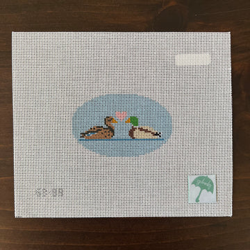 G Banks Needlepoint - M & F Mallards
