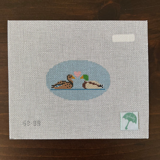 G Banks Needlepoint - M & F Mallards