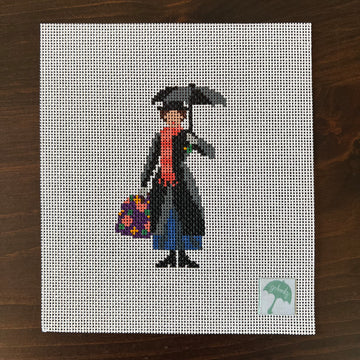 G Banks Needlepoint - Mary Poppins Figure