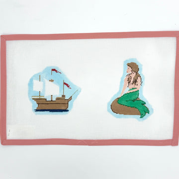 Stitch Style Needlepoint - Fairy Tales & Fables: Little Mermaid and Ship