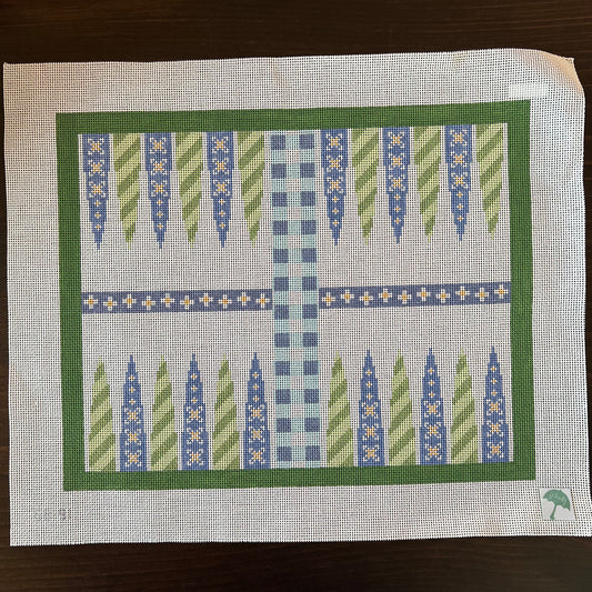G Banks Needlepoint - Backgammon