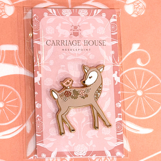 Floral Deer Needle Minder