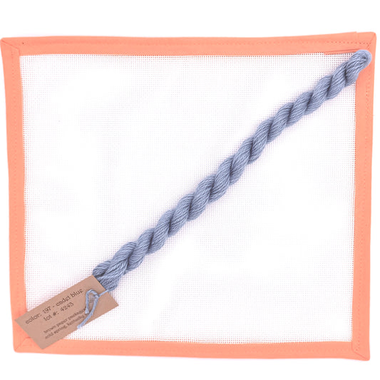 Silk & Ivory - Cadet Blue