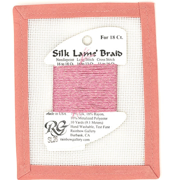 Silk Lame Braid SL26 Raspberry