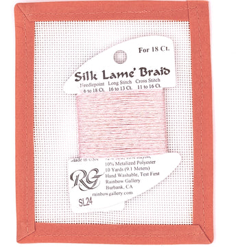 Silk Lame Braid SL24 Baby Pink