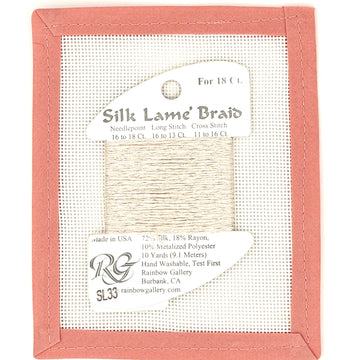Silk Lame Braid SL33 Eggshell
