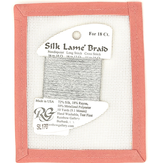 Silk Lame Braid SL170 Blue Fog