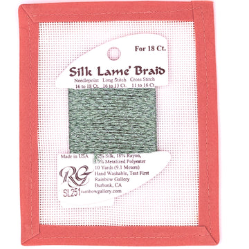 Silk Lame Braid SL251 Peppermint Patty