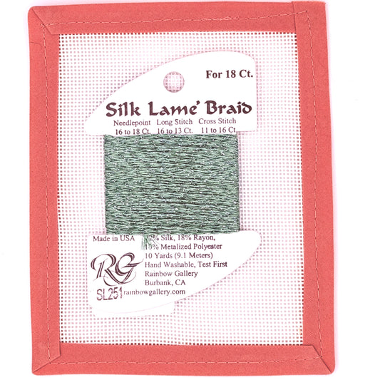 Silk Lame Braid SL251 Peppermint Patty