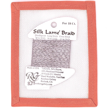 Silk Lame Braid SL211 Glacier Gray