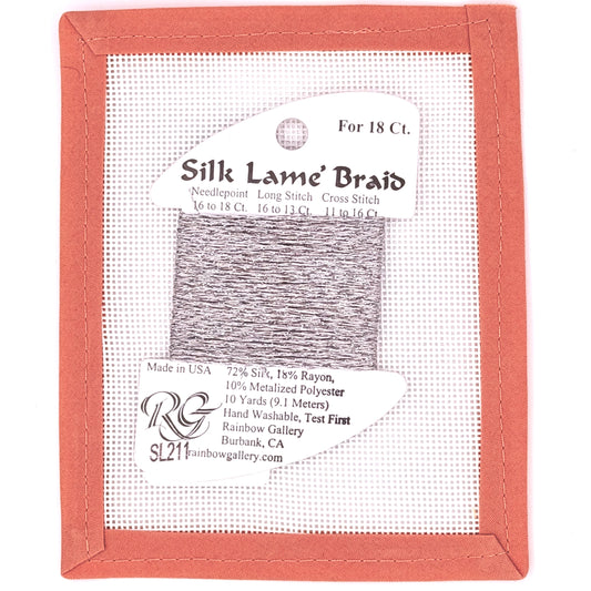 Silk Lame Braid SL211 Glacier Gray