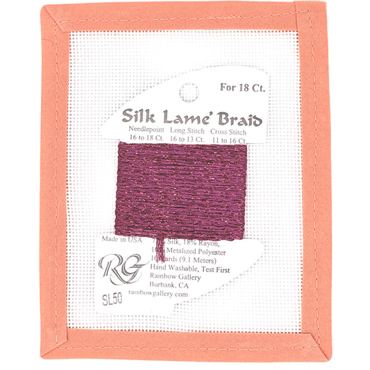 Silk Lame Braid SL50 Fuchsia