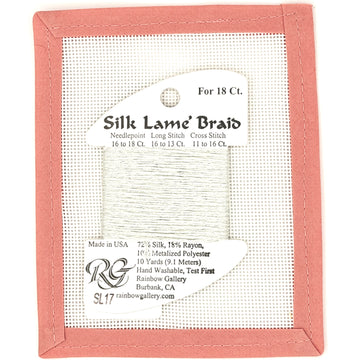 Silk Lame Braid SL17 Light Surf Blue