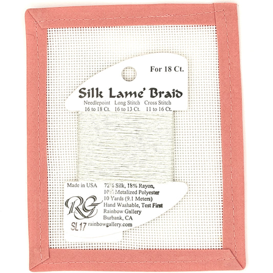 Silk Lame Braid SL17 Light Surf Blue