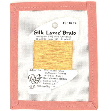Silk Lame Braid SL11 Yellow