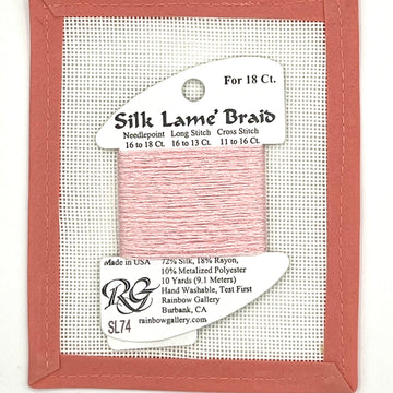 Silk Lame Braid SL74 Pale Pink