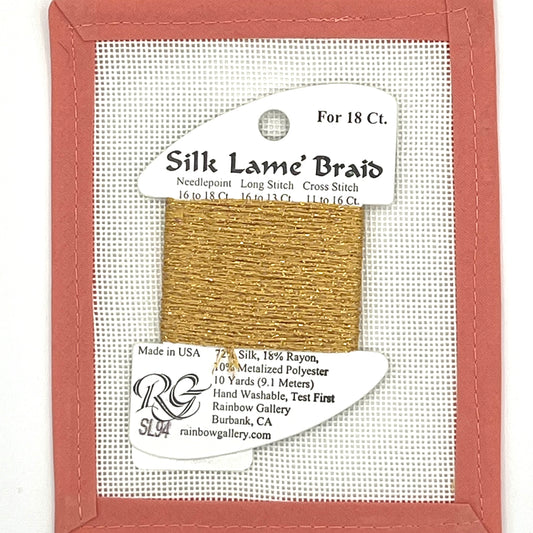 Silk Lame Braid SL94 True Gold