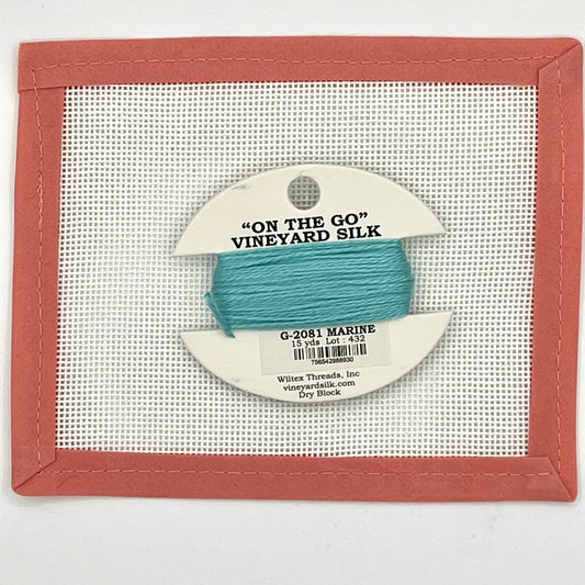 Vineyard Silk To Go Card - Marine 2081