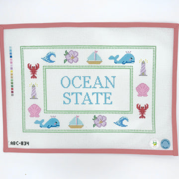 Atlantic Blue Canvas - The Ocean State, Rhode Island