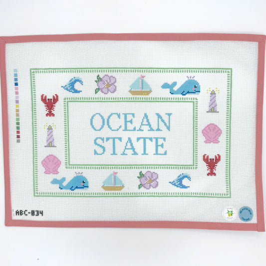 Atlantic Blue Canvas - The Ocean State, Rhode Island