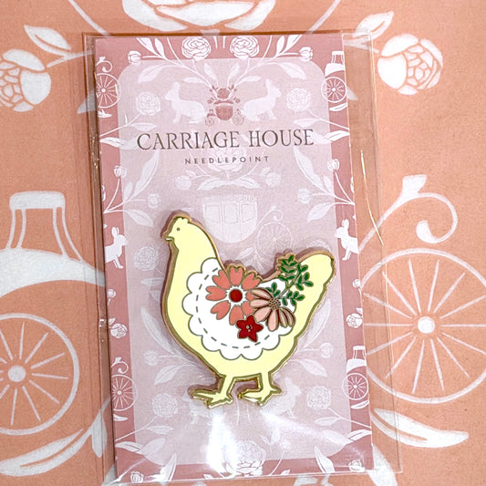 Floral Chicken Needleminder