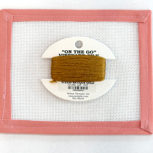 Vineyard Silk To Go Card - Antique Gold