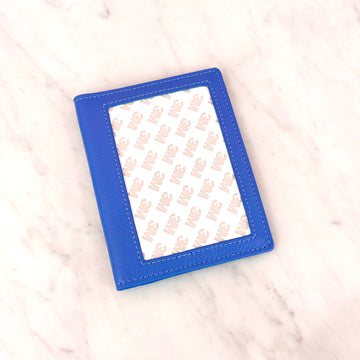 Self Finishing Passport Cover - Rachel Barri Designs - Cadet Blue