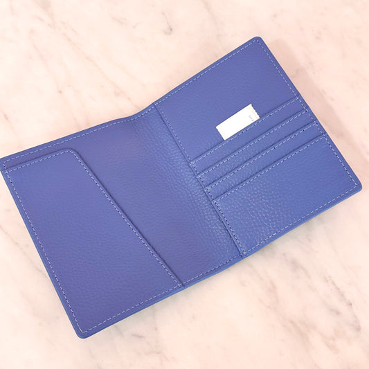 Self Finishing Passport Cover - Rachel Barri Designs - Cadet Blue