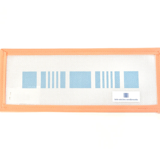 Little Stitches Needleworks - Ticking Fob Sky Blue