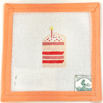 Seaglass Stitches - Pink Birthday Cake