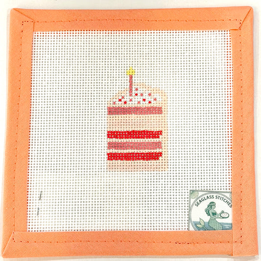 Seaglass Stitches - Pink Birthday Cake