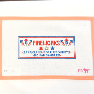 Poppy’s Designs - Fireworks Sign