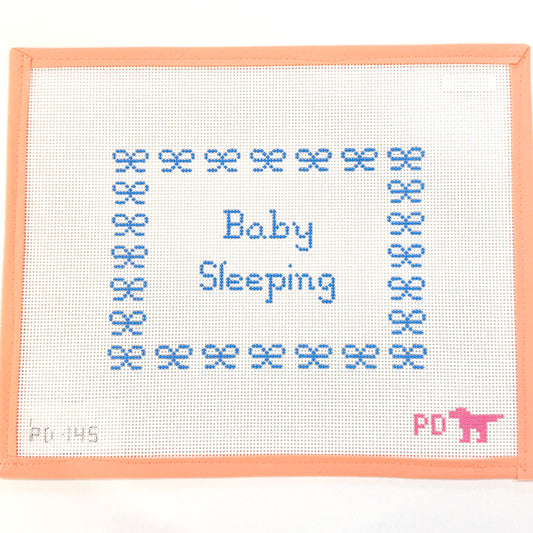 Poppy’s Designs - Baby Sleeping Blue Bows