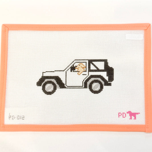 Poppy’s Designs - Jeep Wrangler with Dog