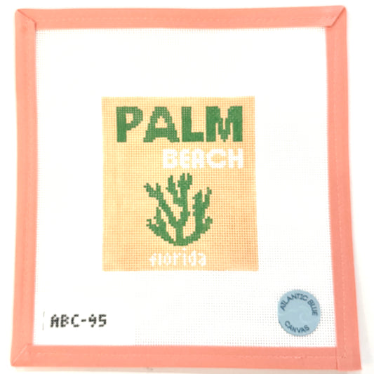 Atlantic Blue Canvas - Palm Beach Travel Book