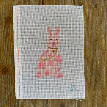 SLS Needlepoint - Chinoiserie Bunny Pink / Pink