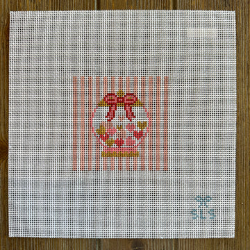 SLS Needlepoint - Heart Jar