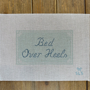 SLS Needlepoint - Bed Over Heels Pillow, Blue
