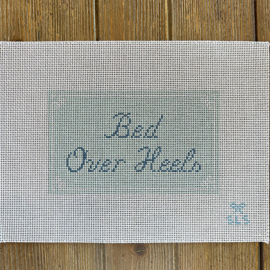 SLS Needlepoint - Bed Over Heels Pillow, Blue