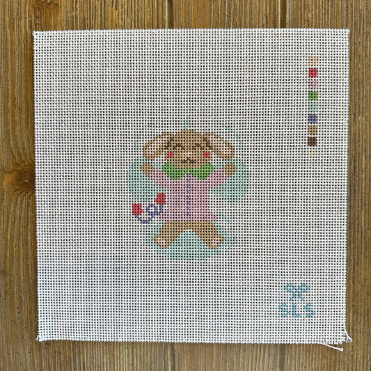 SLS Needlepoint - Snow Angel Bunny