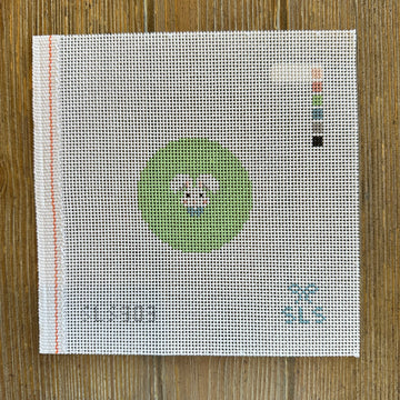 SLS Needlepoint - Mini Rabbit Round