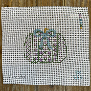 SLS Needlepoint - Green Pumpkin on 13