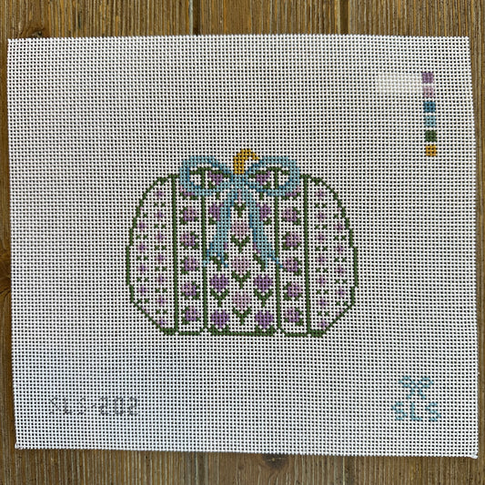 SLS Needlepoint - Green Pumpkin on 13