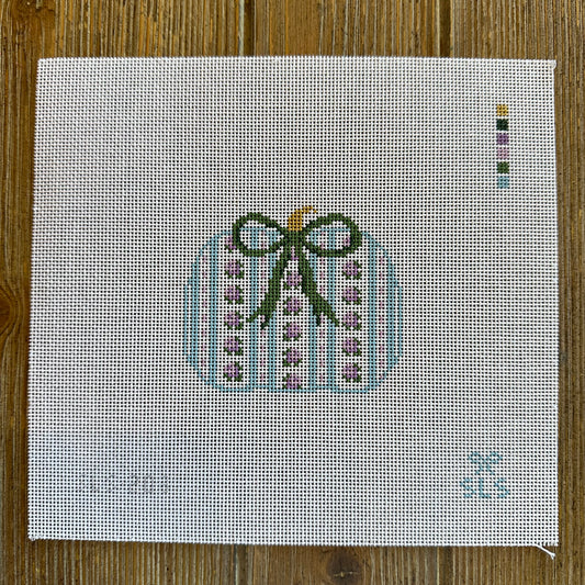 SLS Needlepoint - Blue Pumpkin on 18