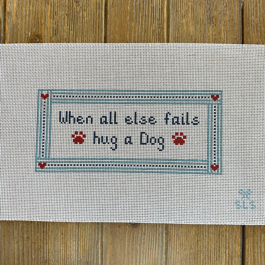 SLS Needlepoint - Hug a Dog